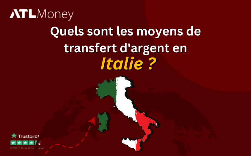 moyens de transfert d'argent italie