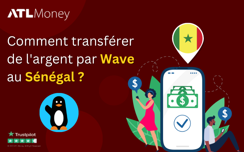 Tranférer de l'argent via wave au Sénégal